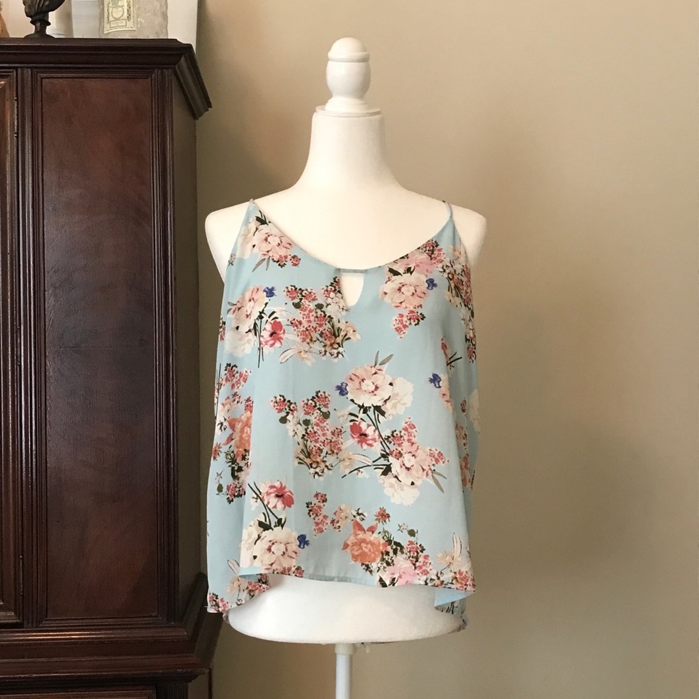 Large Blue Floral Cami